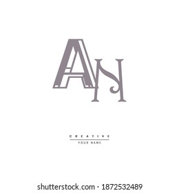 logo na, an. with ornaments, luxurious and elegant logos