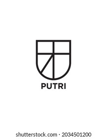 Nombre del logotipo, los alfabetos incorporados en este logotipo se pueden combinar según su nombre
