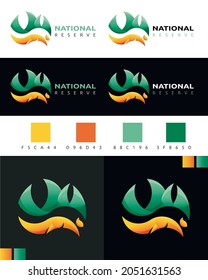Logo for national reserve forest squirrel