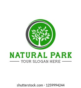 Logo for natural park