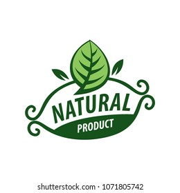 Logo Natural Product Stock Vector (Royalty Free) 1071805742 | Shutterstock