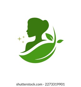 logo nature beauty vector illustration