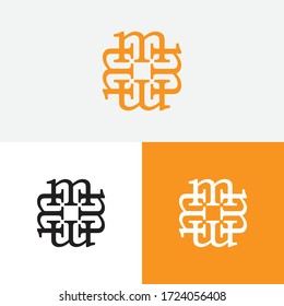Logo Nature and Healthy Letter M Design