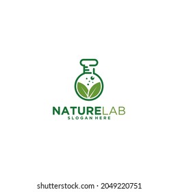 logo for nature research using white background