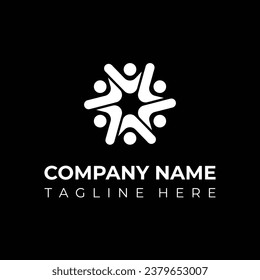 Logo needed for startup Company, Community bloom logo plan layout, person icon, sign, symbol. i icon, sign, symbol.