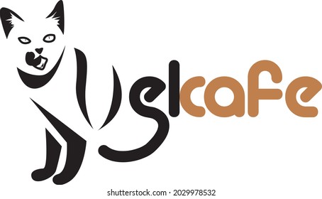 Logo NEKOCAFE, design modern and simple you can use for design t shirt, card name and others