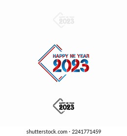 logo for new year 2023 can be used on t-shirts or stickers or logos such as sports and ETC