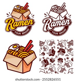 logo, Noddle plate, hot, bar, fire, lettering, splash, logotype design. Hand drawn vector illustration