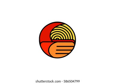 Logo for noodles cafe