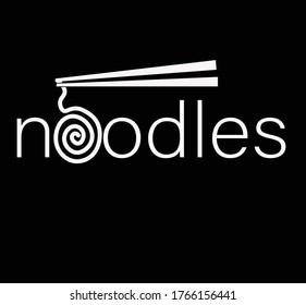 logo of noodles with design to represent
