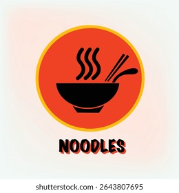 The logo of noodles for sale