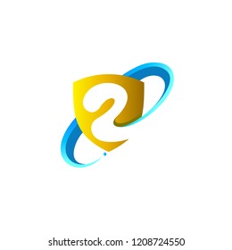 logo number 2, logo 2 and shield, security icon