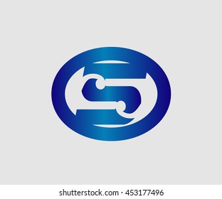 Logo number 5 vector design template
