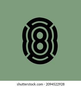 Logo-Nummer 8 Symbol 