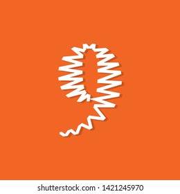 Logo number 9 vector. Abstract logo number