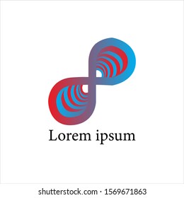 logo number eight - vector