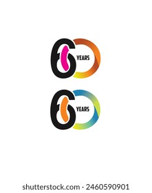 logo number vector and illustration anniversary for download 