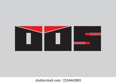LOGO NUMBERS 008 BLACK RED BACKGROUND COLORS. VECTOR TEMPLATES