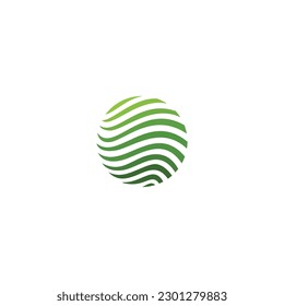 logo O biotechnology icon illustration vector