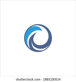 logo ocean icon templet vector 