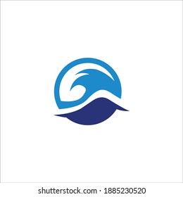 logo ocean icon templet vector 