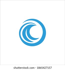 logo ocean icon vector templet 