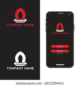 logo with an ocean theme. logo illustration in modern style. suitable for, brand logos, stickers, icons, etc.
