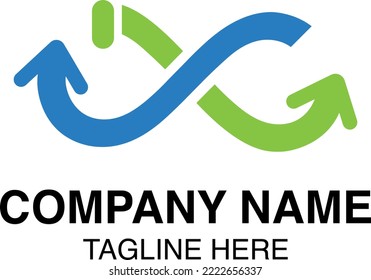 Logo Off Symbol Combina logotipo Infinito y número ocho para su vector de plantillas de logotipos profesionales para empresas
