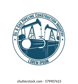 Logo Oil & Gas Pipeline Construction Industry