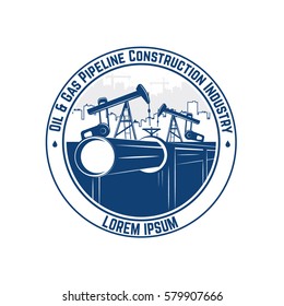 Logo Oil & Gas Pipeline Construction Industry