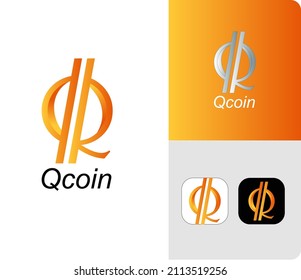 Un logotipo sobre el tema de las criptomonedas. Perfecto para una aplicación, empresa o emblema de una nueva criptodivisa