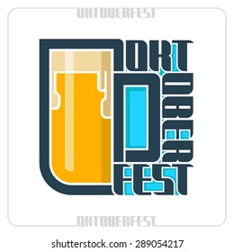 The logo on the theme of Oktoberfest