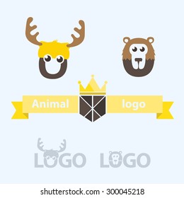 logo on the theme of stylized animals o