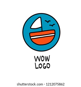 The logo on the theme of the summer and Tourism