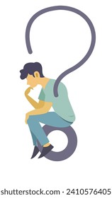 logotipo sobre el poder de pensamiento en el que la persona está pensando