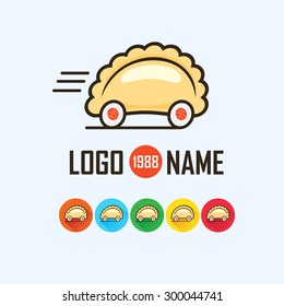 logo on the topic of food delivery or things