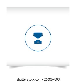 logo on a white sheet. Award symbol. 