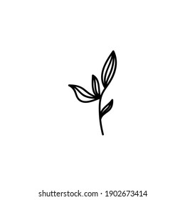 logo for online shop, flower shop, spa salon. Contemporary modern trendy vector logo. Highlight cover background. Beauty icon.