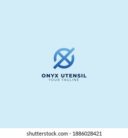 Plantilla de vectores utensiosianos de logotipo único. adecuado para su empresa.