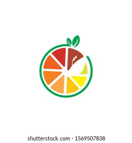 logo orange and armadilo vector for inspiration
