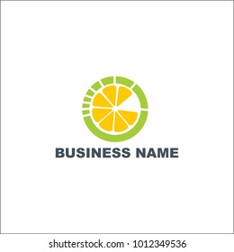 LOGO ORANGE AND CIRCLE