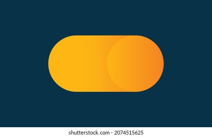 Logo Orange yellow gradient with Origami Style. Can be used for Business and Technology Logos. Flat Vector Logo Design Template Elements.