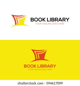 a logo with the order of books