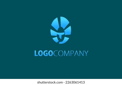 Monograma de forma OT de logotipo Carta para compañía deportiva y de moda