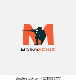 Logo For Outdoor Sports Or Shooting Games