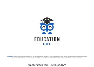 logo owl gown education scholar bird animal