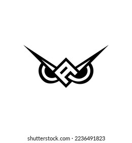 The logo is the owl head. Or A Letter. unique an elegant.