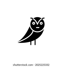 logo owl icon illustration vector element
