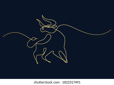The logo of a ox