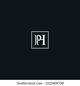 Logo P H Luxury Monogrameps 10 Stock Vector (royalty Free) 1522409738 